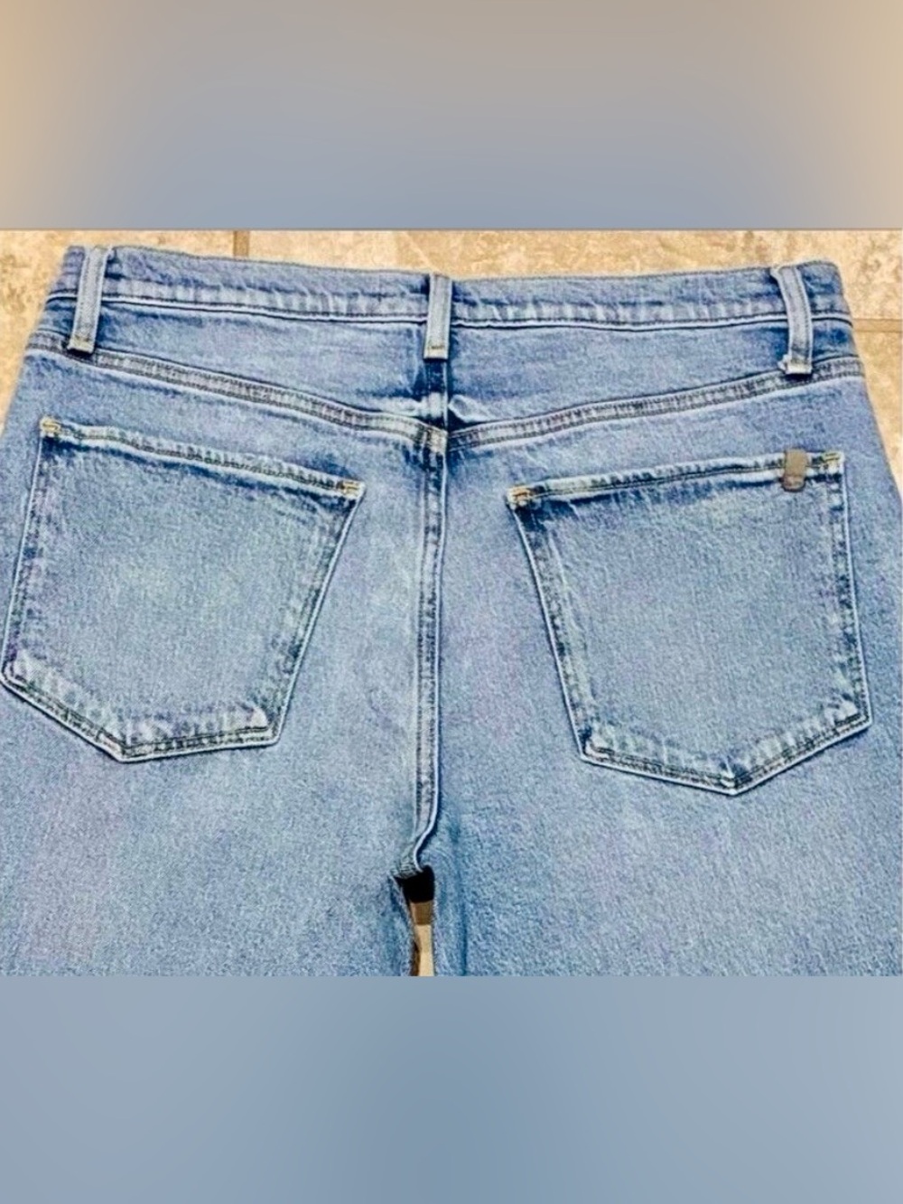 Joe’s Jeans Relaxed Straight Leg Button Fly Stretch Jeans Women’s 30x32 EUC - Picture 6 of 14